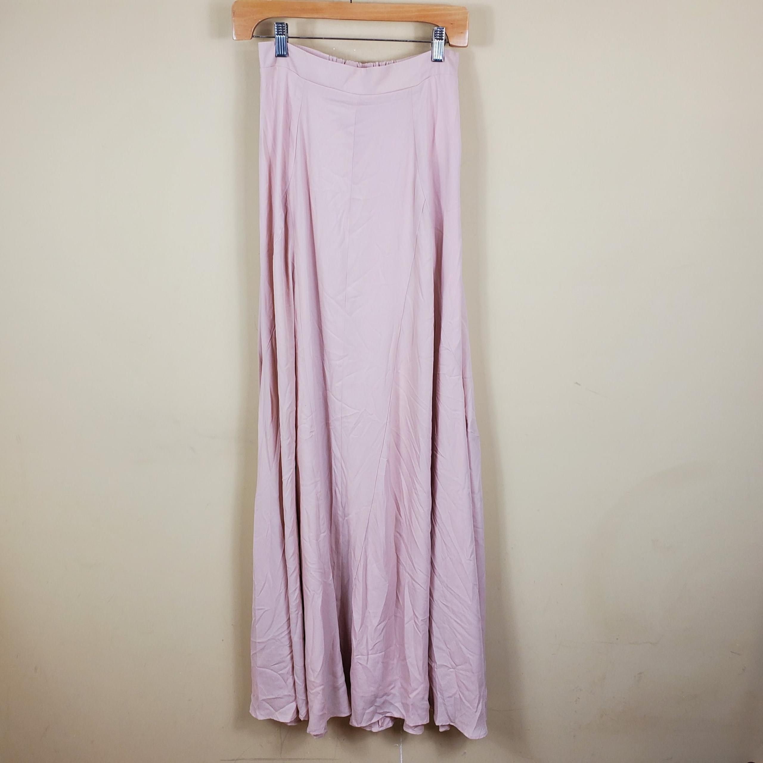Princess Di Stretch Maxi Skirt Dusty Blush Size S NEW - Show Me Your MuMu