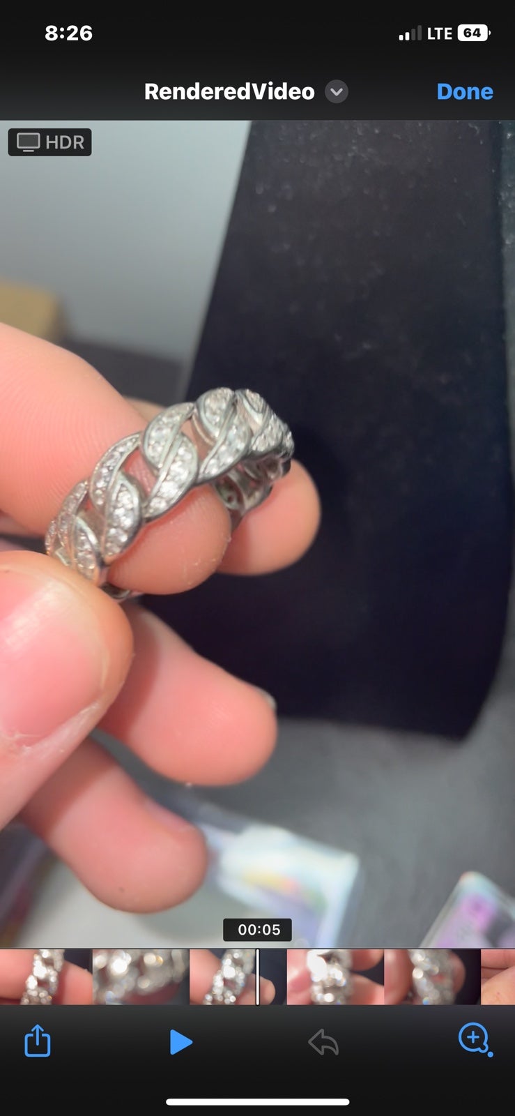 114 lab grown vs2 diamond ring