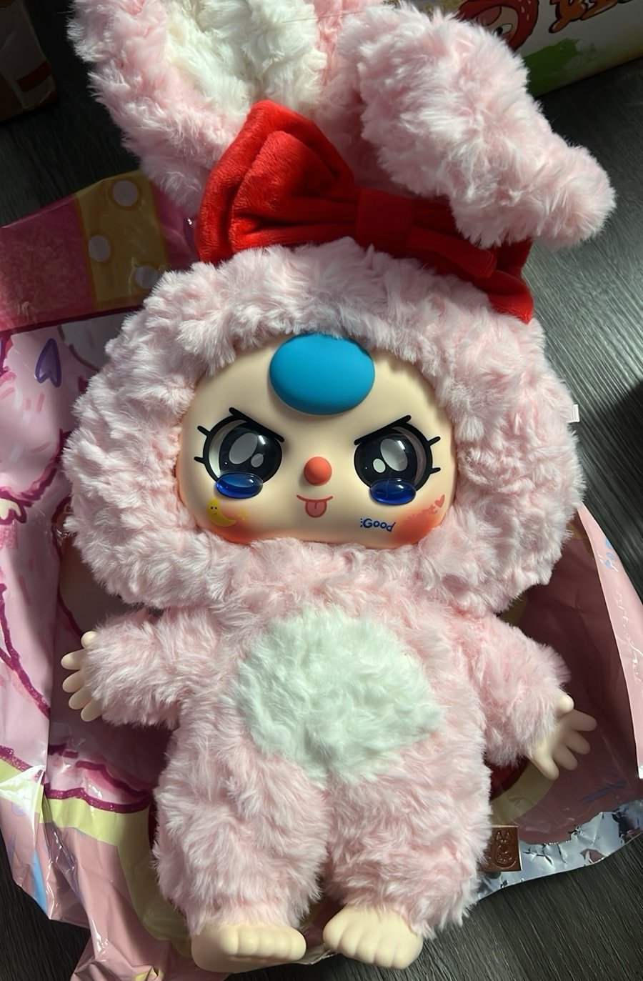 Baby three 400% tall ear bunny