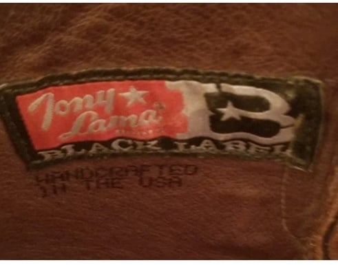 Showing Tony Lama labels