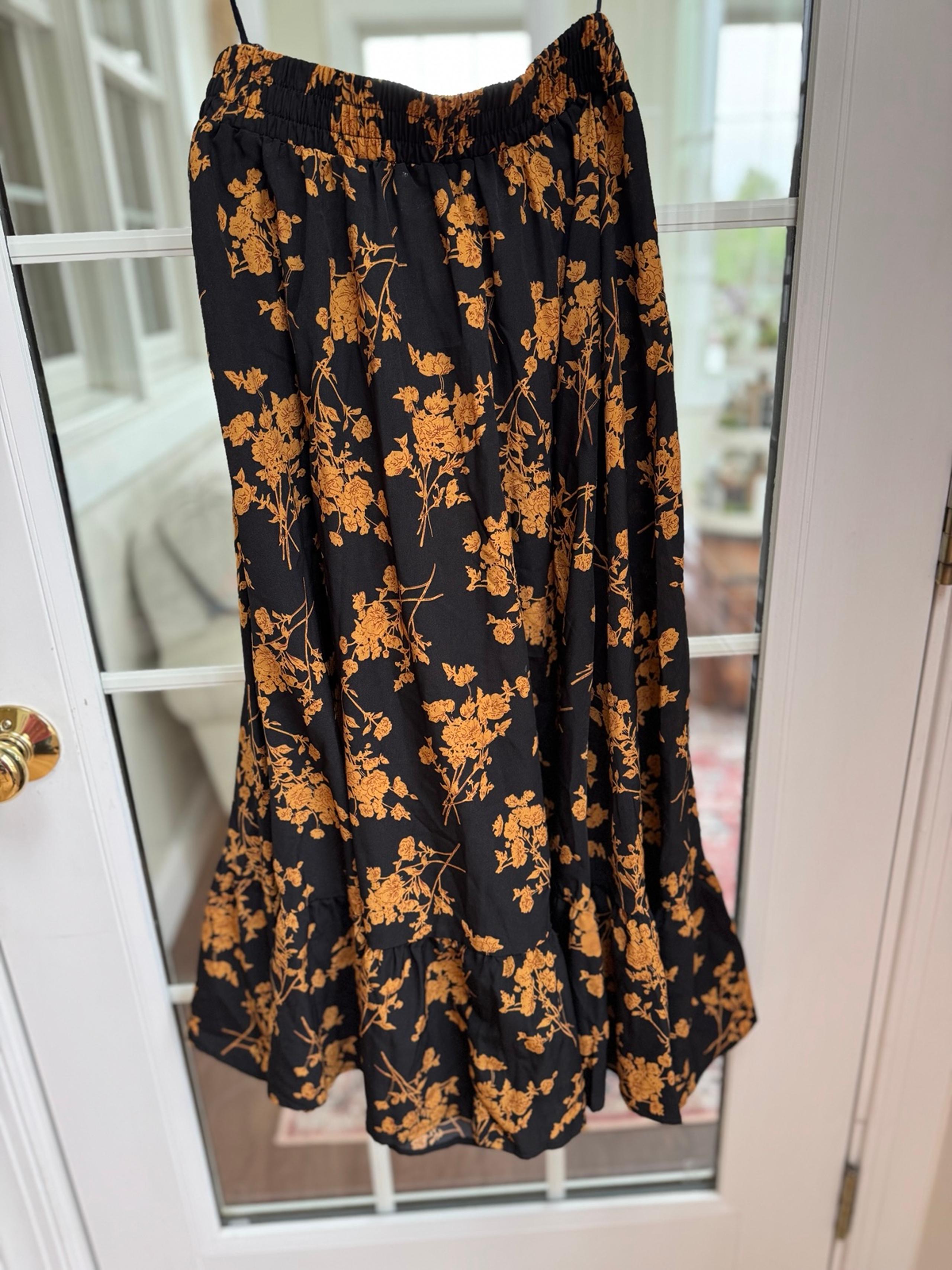 Amazon Floral Maxi Skirt Small