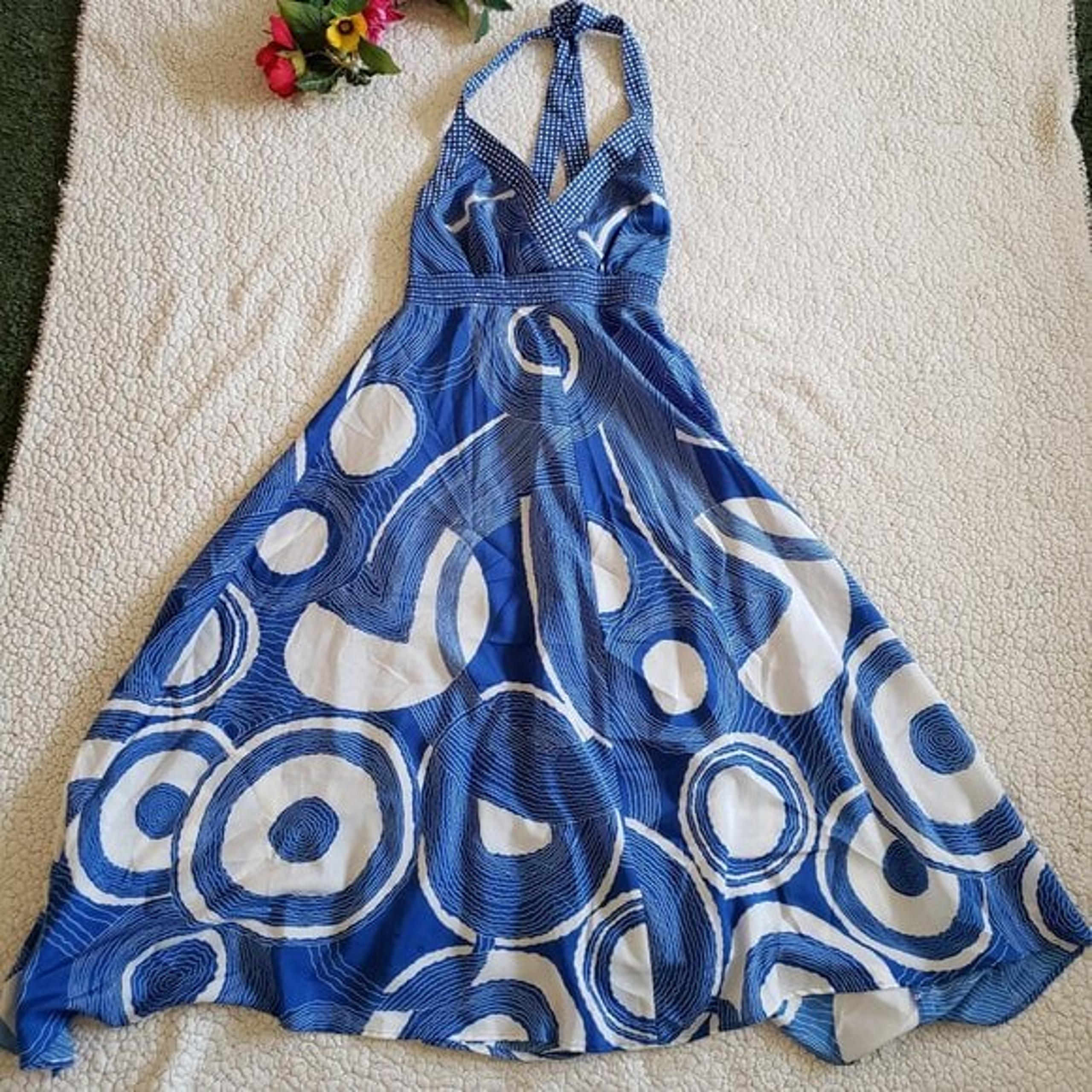 New Monsoon Halter Neck Dress Women's size 4.