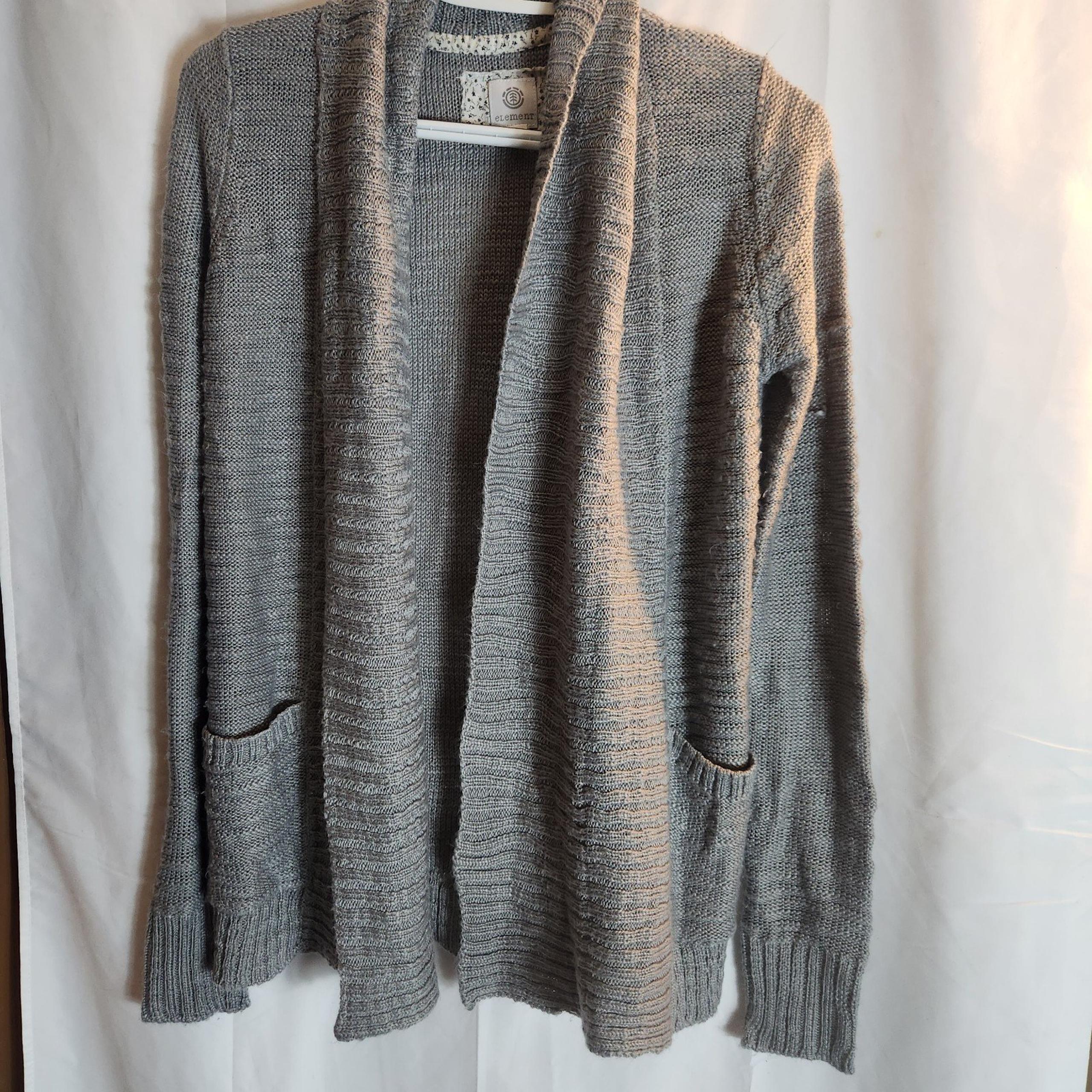 element cardigan knit sweater