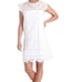 VINEYARD VINES | White Cap Lace Shift Dress High Neckline Women’s Size 6