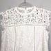 VINEYARD VINES | White Cap Lace Shift Dress High Neckline Women’s Size 6