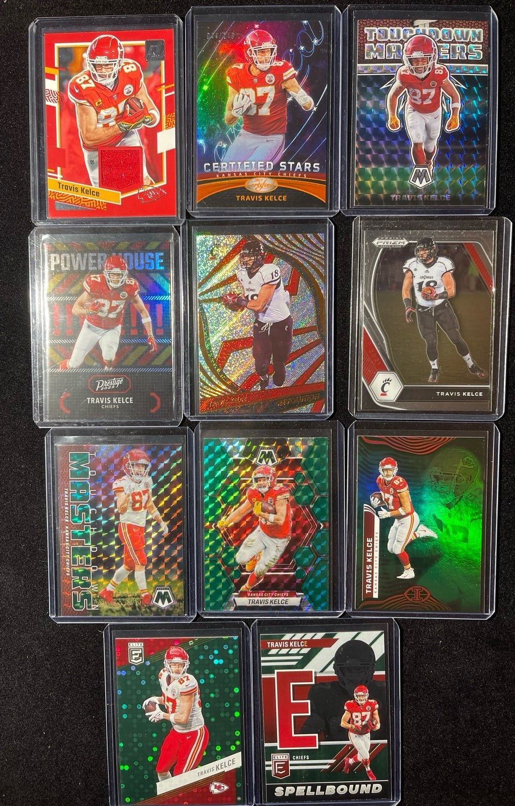 Travis Kelce Kansas City Chiefs Card Lot