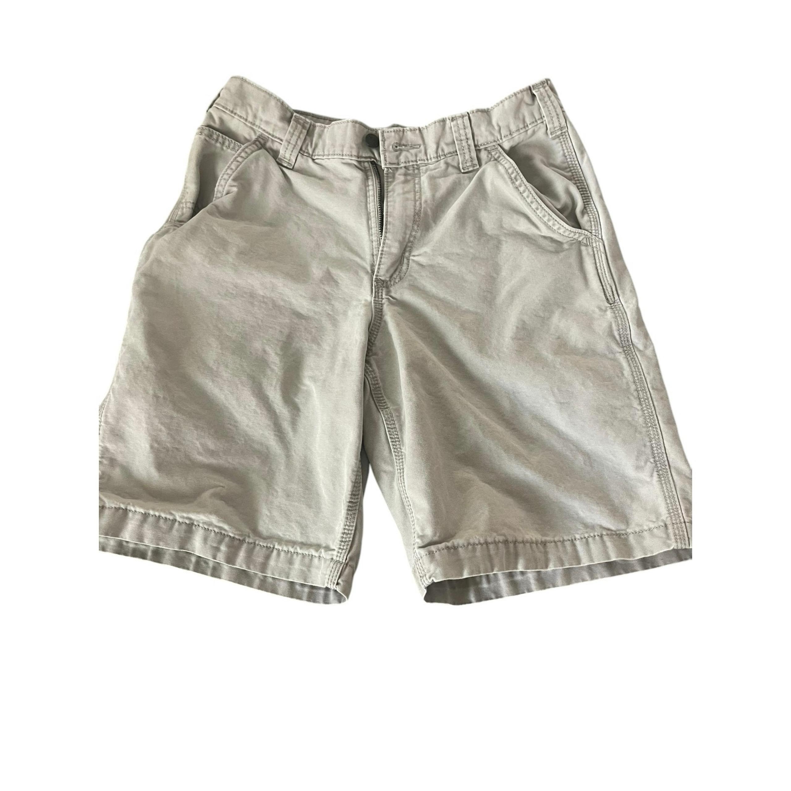 Columbia Beige Khaki Flat Front Chino Bermuda Shorts Women's Size Small