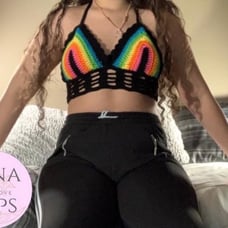 Crop top Rainbow
