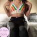 Crop top Rainbow