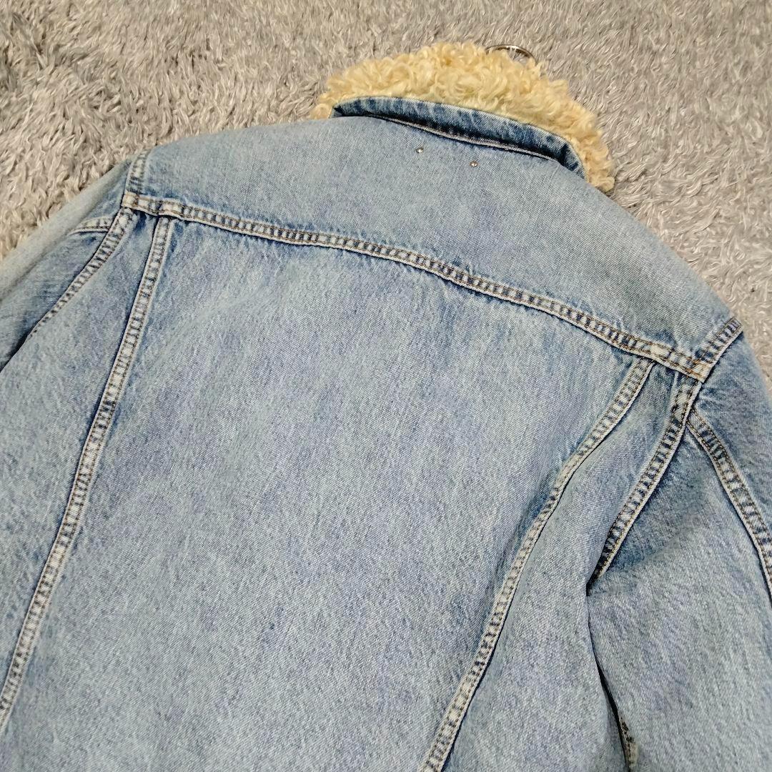 MINEDENIM Big Boa Denim Coat