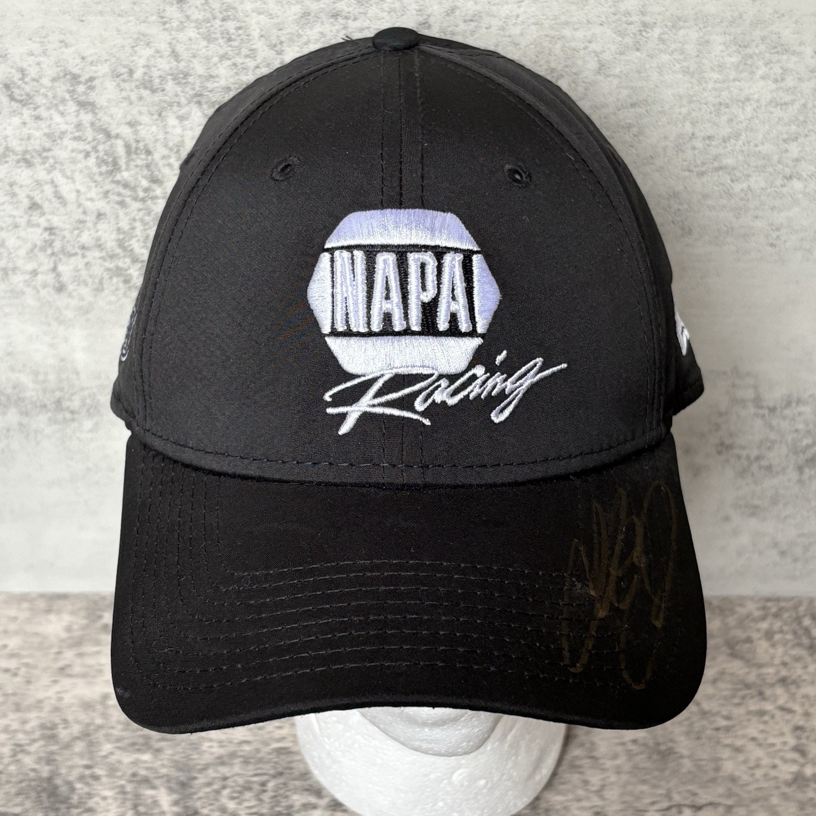 Chase Elliott Signed Hat NAPA Racing Black Autographed Cap NASCAR Hologram #9