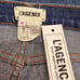 L'Agence Blue Angelique Studded Cropped Jeans - Size 31