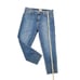 L'Agence Blue Angelique Studded Cropped Jeans - Size 31