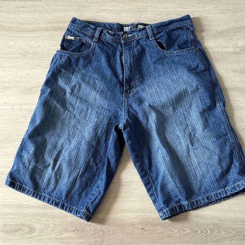Vintage Y2K Southpole Jorts Sz 36 VTG RARE BAGGY JNCO WIDE LEG SKATER