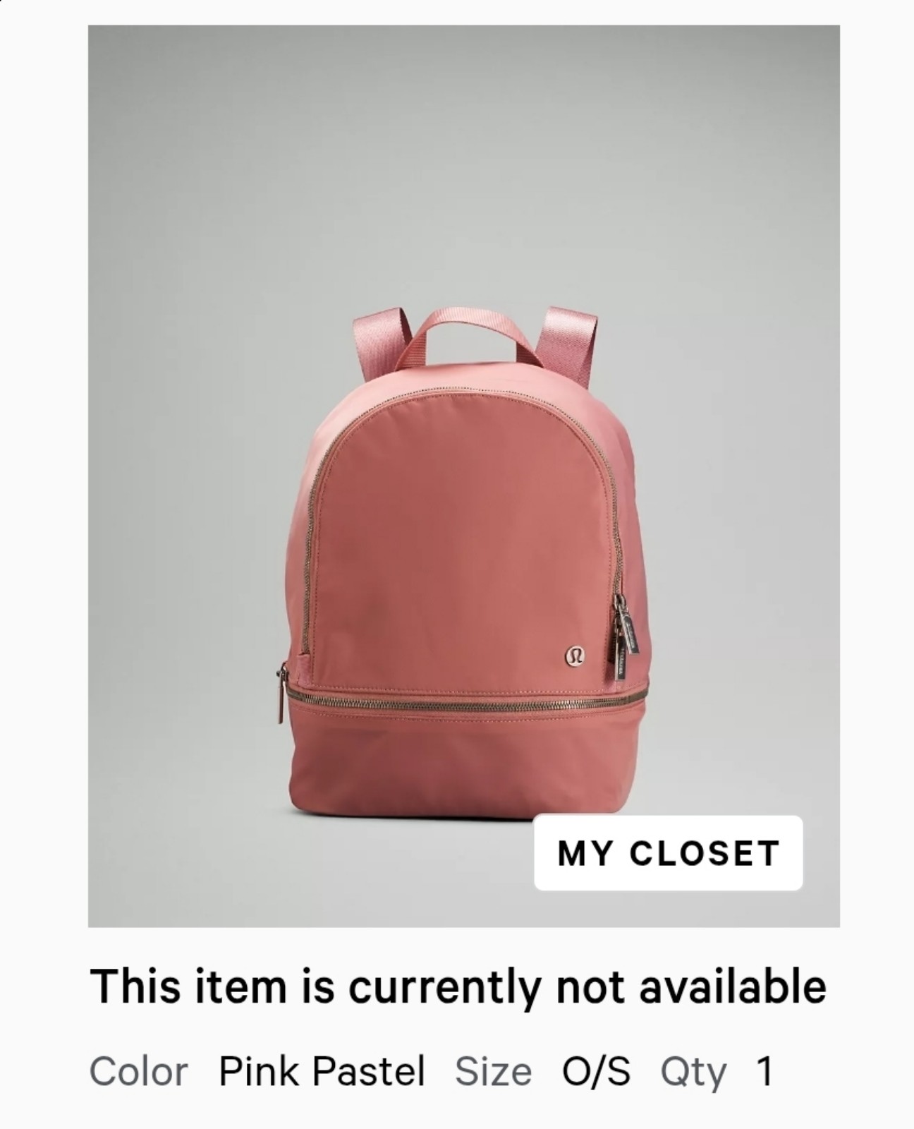 Lululemon City Adventurer Mini Backpack