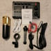 Podcast Equipment Bundle Condenser Microphone with Tripod Stand and Professional