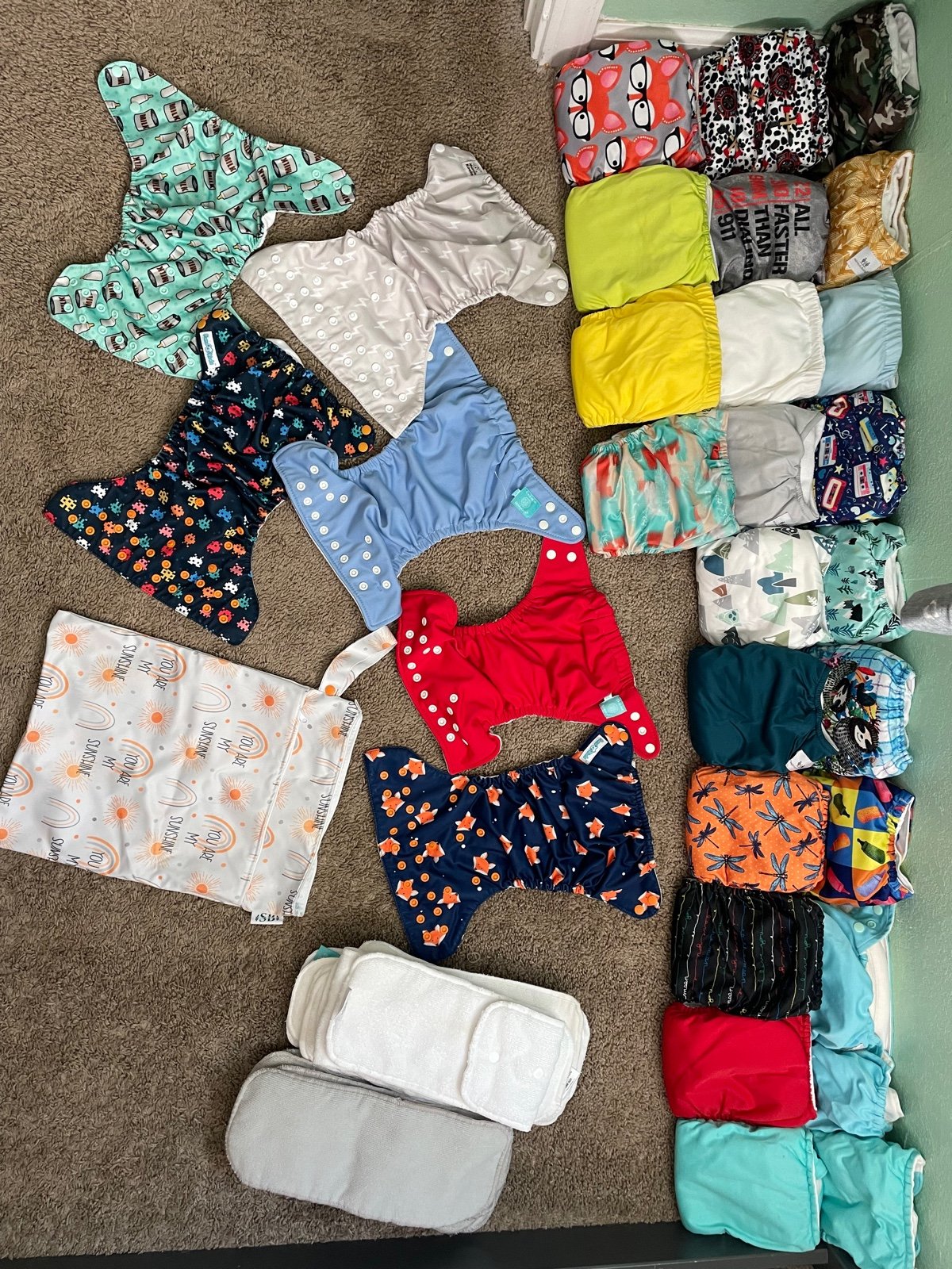 Cloth diaper lot