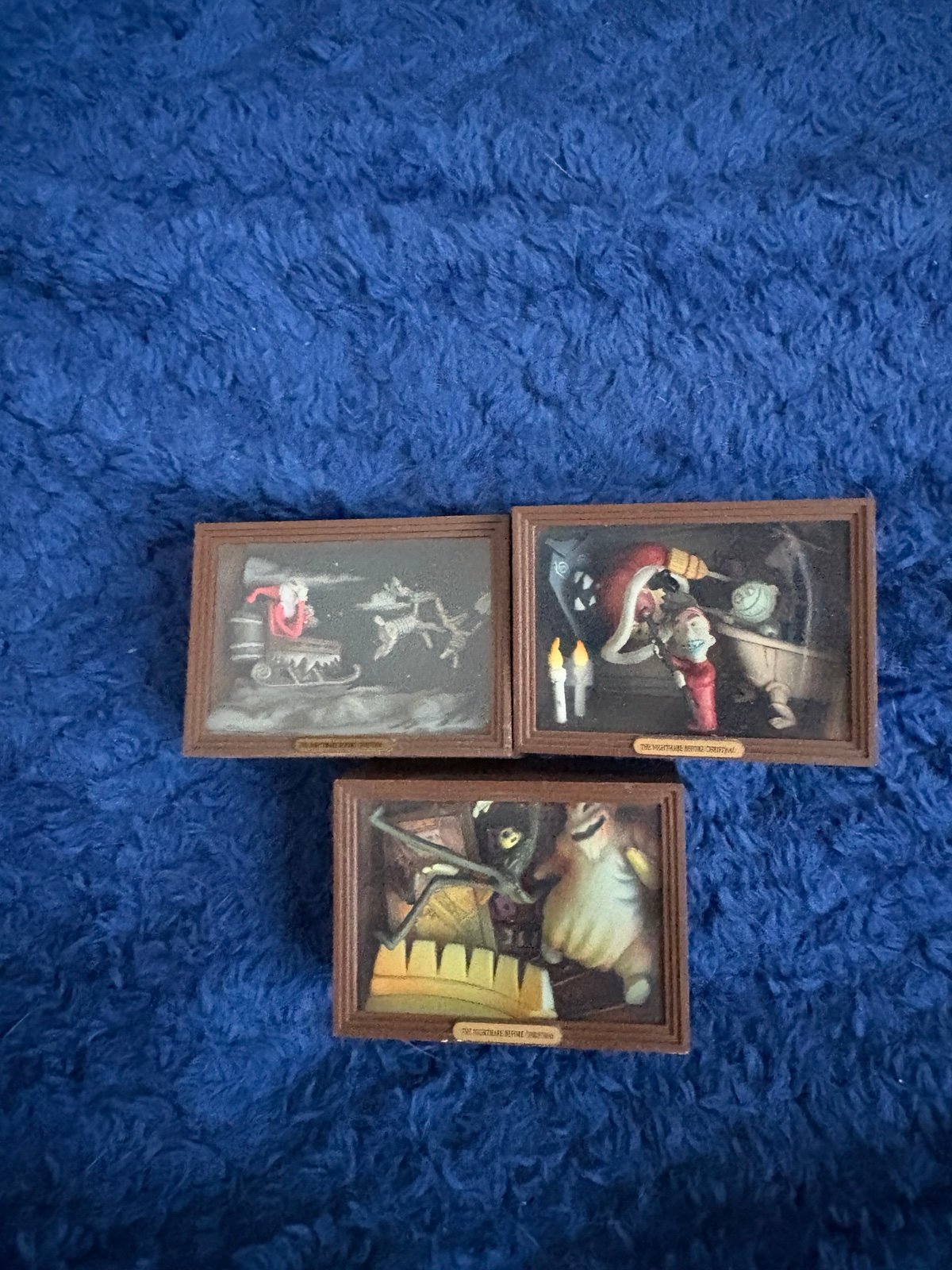 The Nightmare Before Christmas Cinemagic Museum Diorama Figure Set Of 3