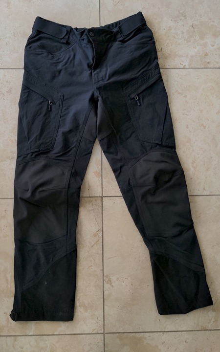 Haglofs rugged mountain pant L black on black on black Mens