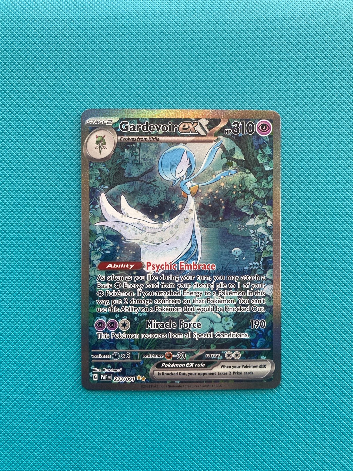 Gardevoir ex 233/091 SIR paldean fates