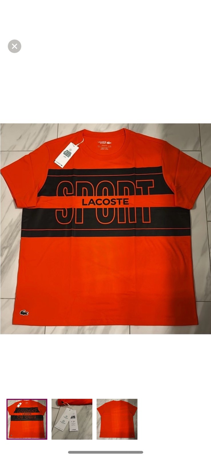 Men’s Lacoste Sport Logo T-Shirt