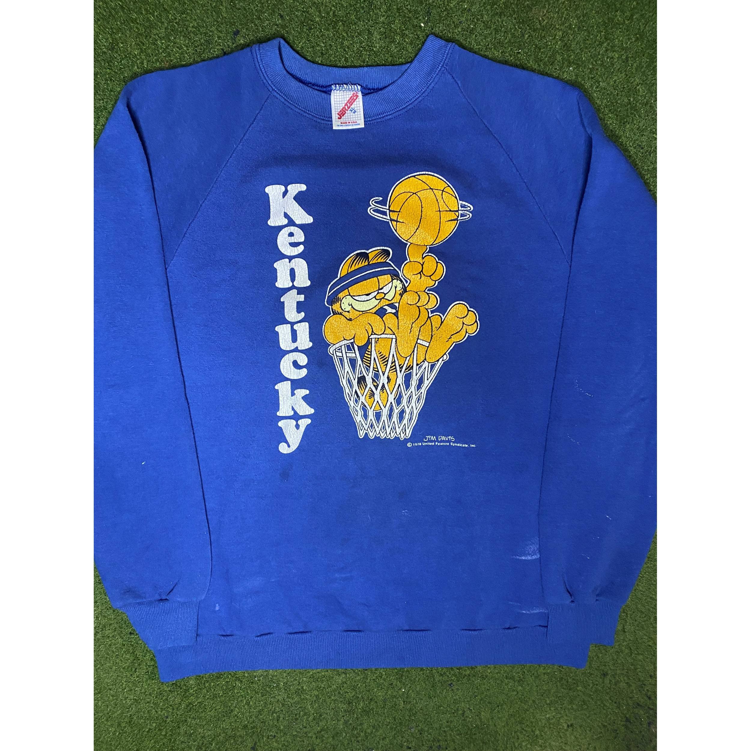 1978 Kentucky Wildcats - Garfield - Vintage College Sweatshirt (XL)