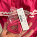 J. Crew Ruffle Bandeau One-Piece with Rickrack in Pink NWT 6