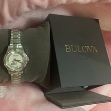 Bulova Swarowski crystal Watch