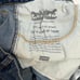 Levi’s Men’s 511 Frayed Blue Denim Jean Shorts Size 34