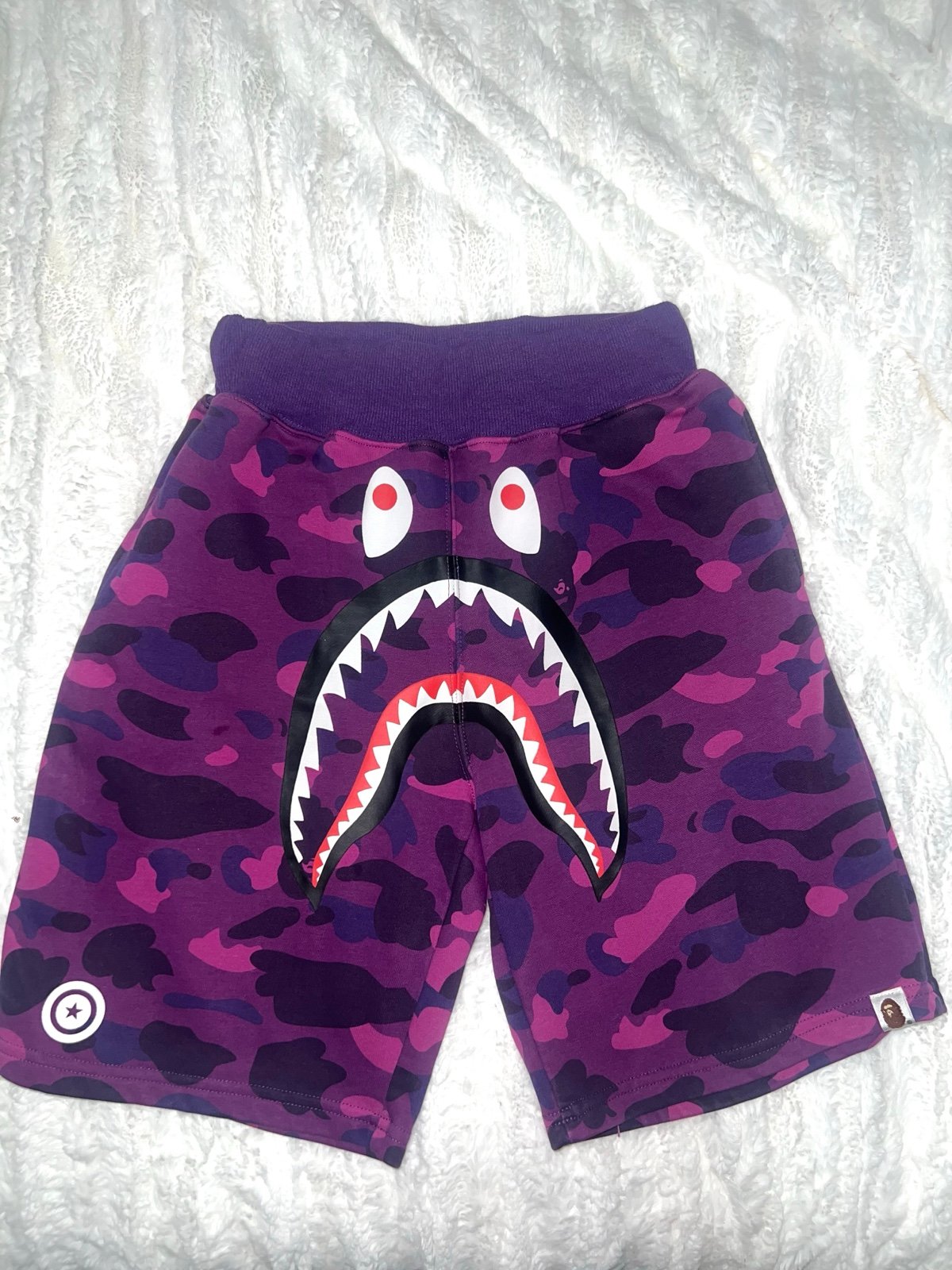 Bape Purple Sweat shorts