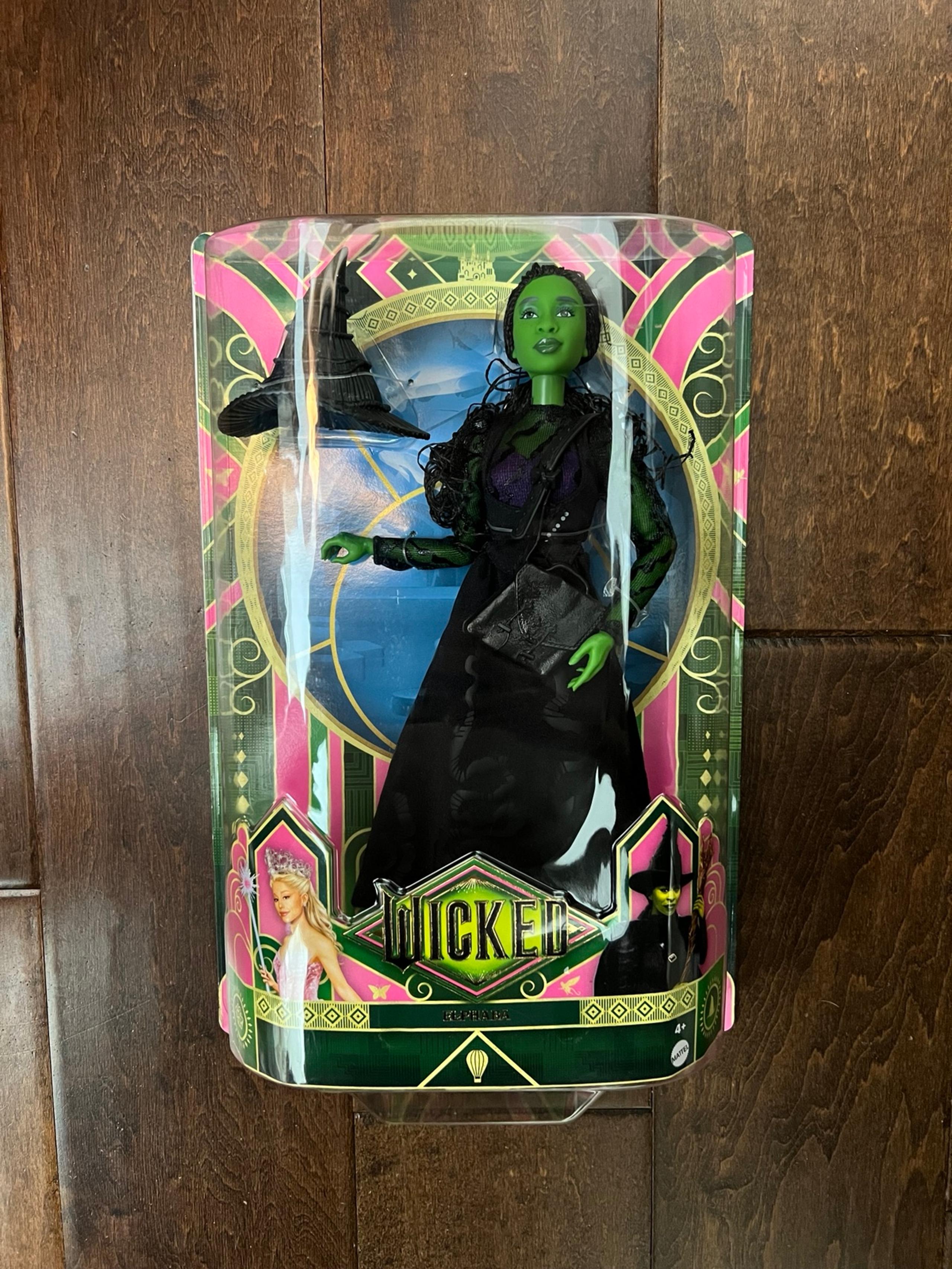 2024 mattel wicked movie elphaba green fashion girl doll new url misprint error