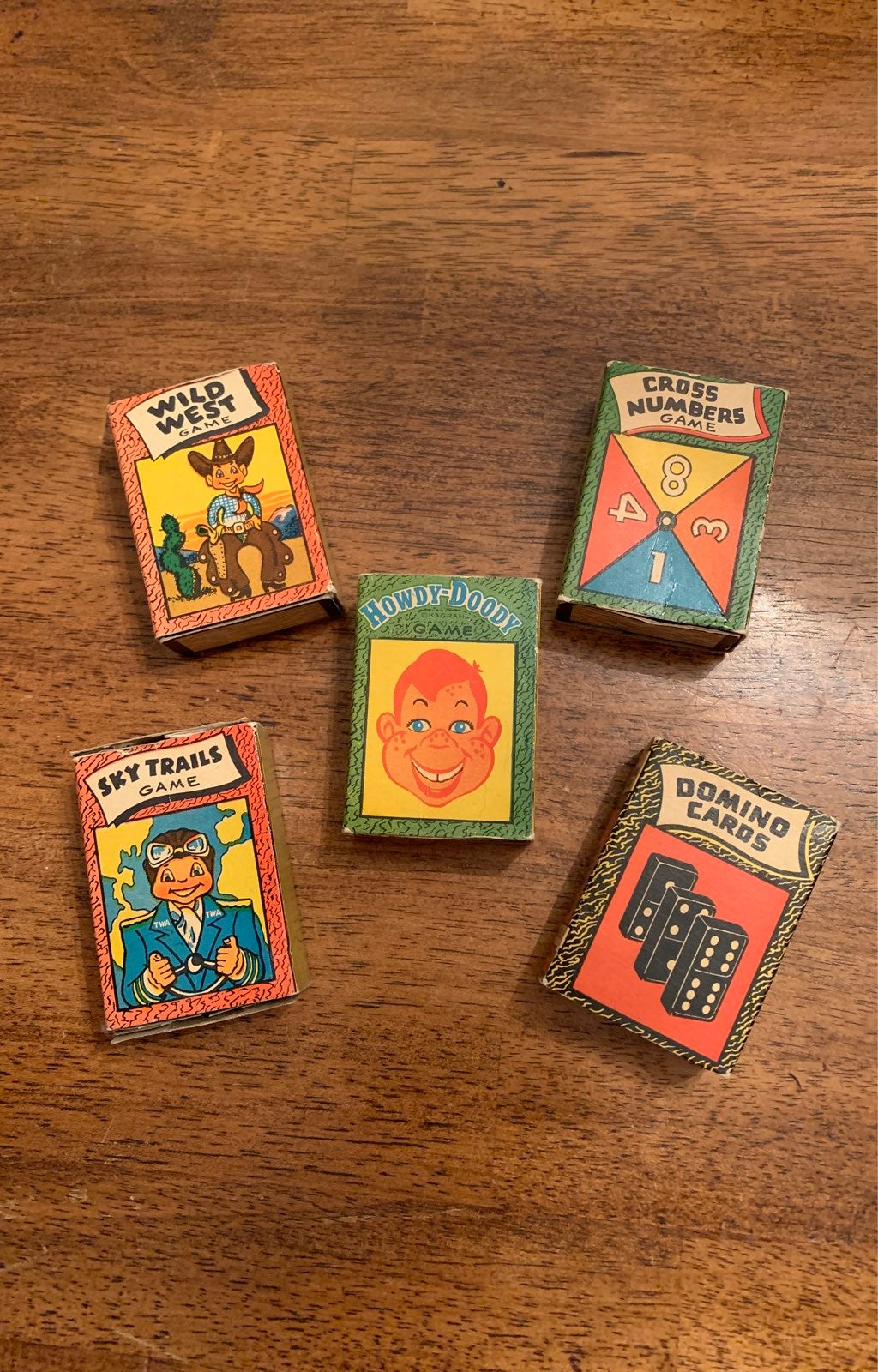 Lot of 5 Mini Playing Cards Sets