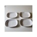 CORNING WARE Sidekick Retro White 7 Warming Plates - set of 4