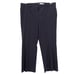 HUGO BOSS Women's TULEA3 Wool Blend Pants Career Stretch Solid Black EUC Size 14