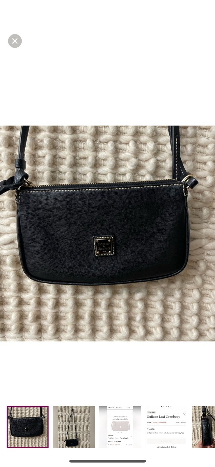 Dooney & Bourke Lexi Saffiano Leather Small Crossbody Bag