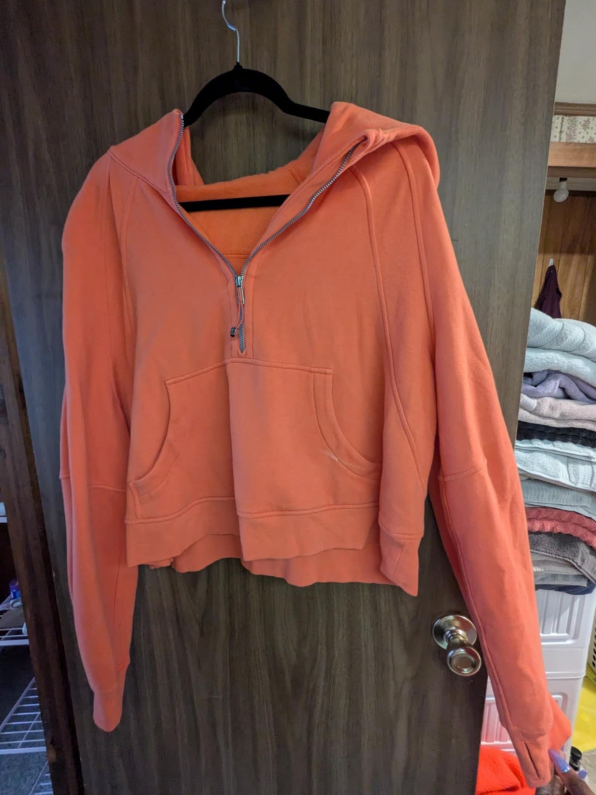 Canyon orange LULU HALF ZIP SCUBA