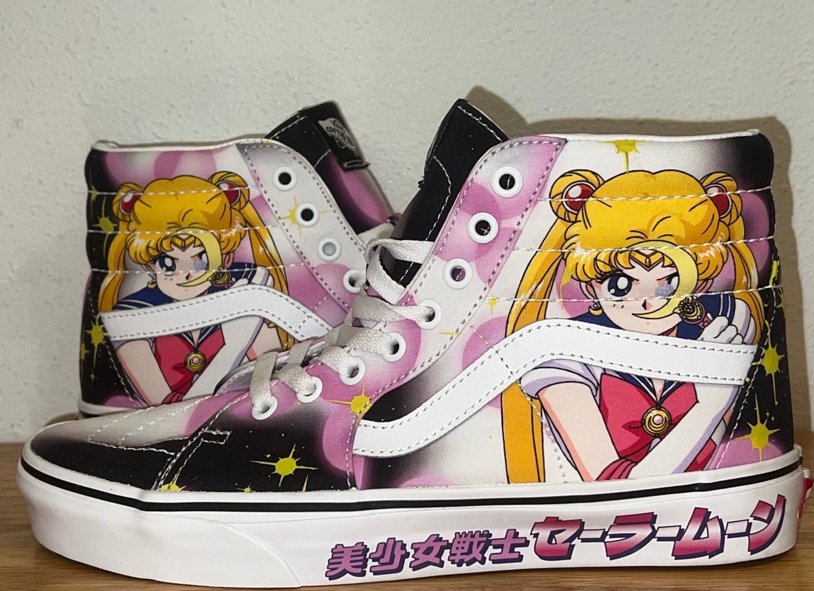 VANS Sk8-Hi x Sailor Moon Pretty Guardian Sneaker Shoes size Mens 8 Womens 9.5