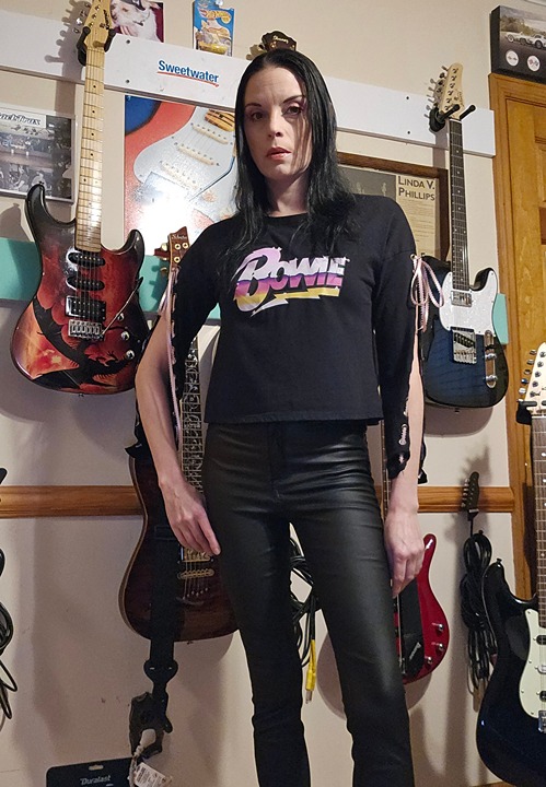 Upcycled Bowie Lace Up Shirt - Medium - Cabana by Crown & Ivy