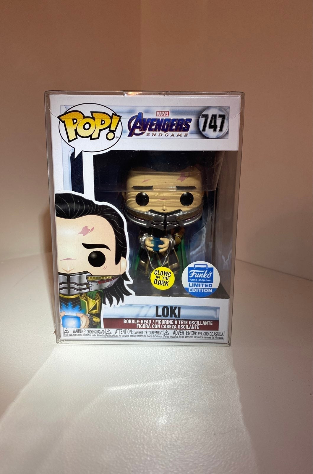Loki 747 Funko Avengers End Game GID LE