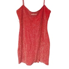 Budweiser Vintage Women’s Large Red Sparkle Promo Cocktail Tank Dress