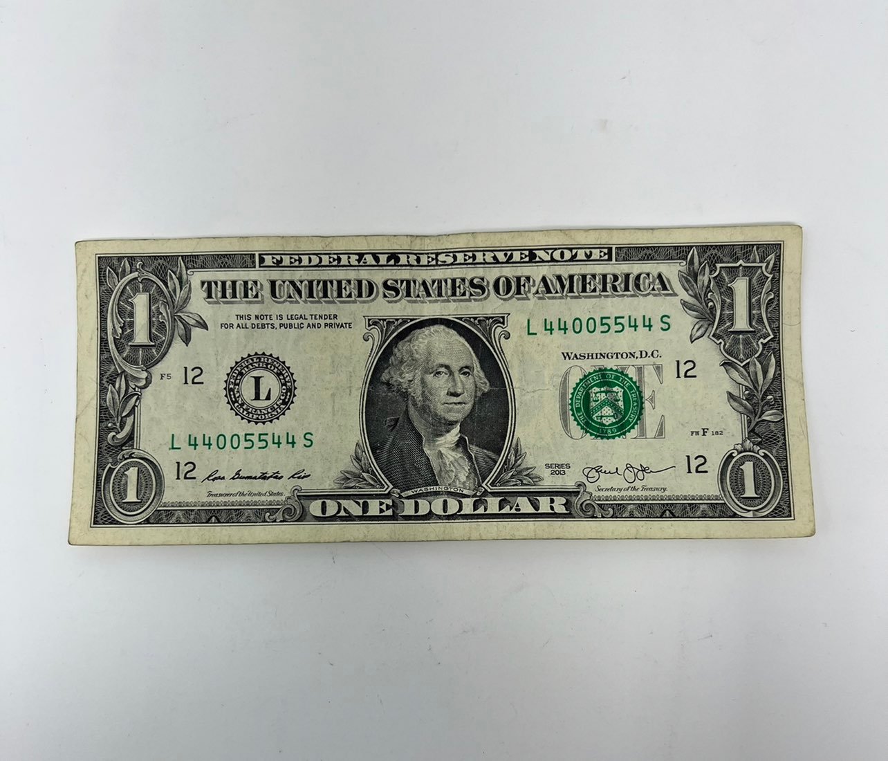 1 Fancy Serial # L44005544S
