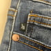 Judy Blue Relaxed High Rise Cropped Women's 3/26 Stretch Denim Blue Jeans