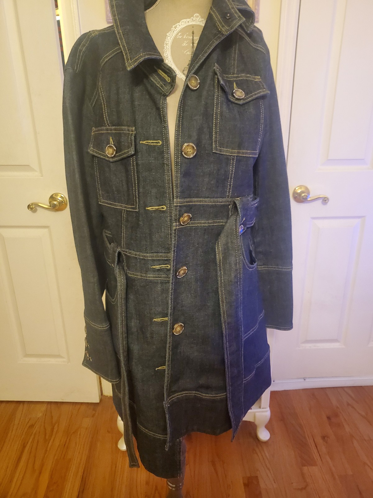 Laundry by Shelli Segal Jean Trench Jacket