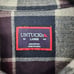 Untuckit McIntyre Flannel Windowpane Plaid Button Up L/S Shirt Men Size Large
