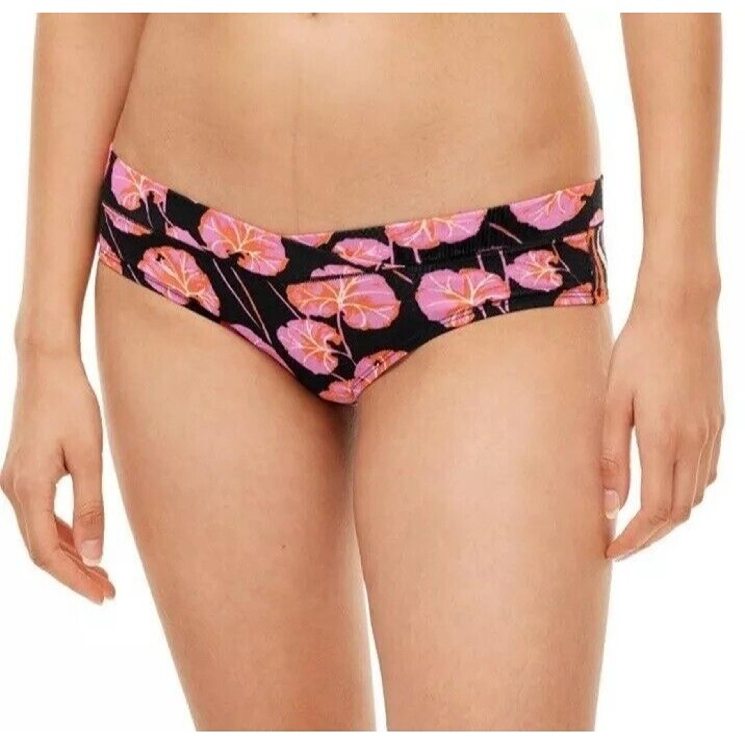 Diane Von Furstenberg Geranium Leaf & Disco Zebra Pink Cheeky Panties - Size XXS