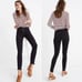 10 High-Rise Skinny Jeans in Berkeley Black: Button-Through Edition