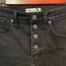 10 High-Rise Skinny Jeans in Berkeley Black: Button-Through Edition