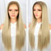 13x6 Lace Front Wig Ombre Blonde wig