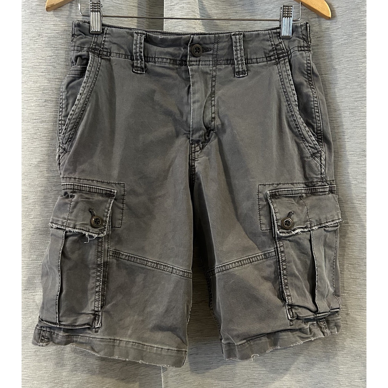 American Eagle Cargo Shorts Mens 28 Classic Length Grunge Y2K