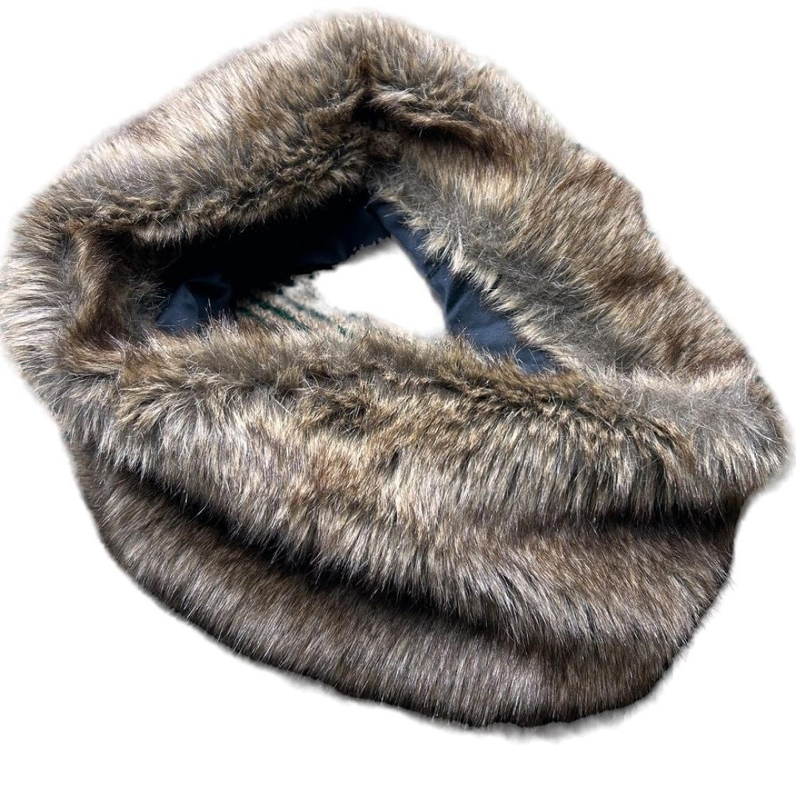 G.H. Bass Co Bass Brown Faux Fur Neck Warmer